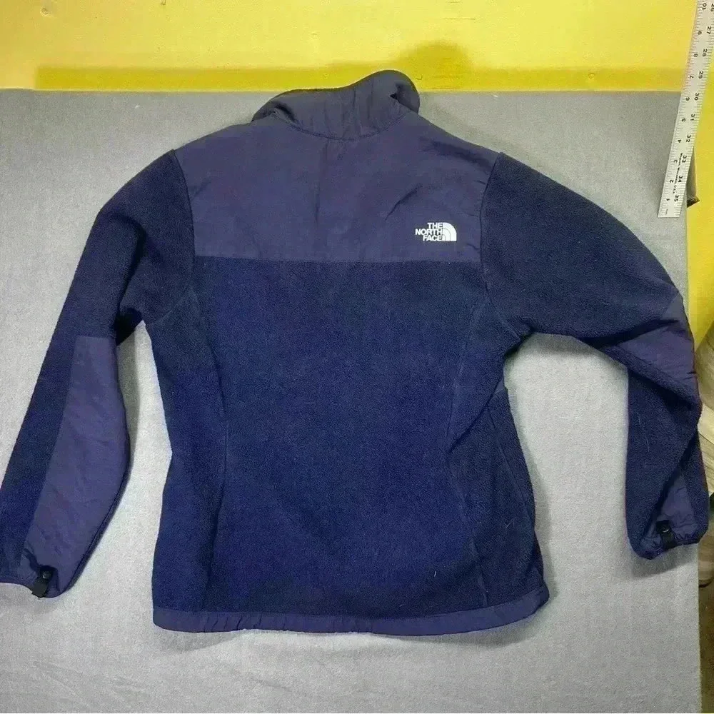 The North Face Polartec Recycled Jacket Coat Womens M Navy Heavy Warm Winter - Picture 9 of 9